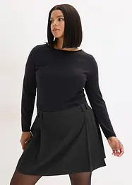 Finstrikket genser i lett viskosemiks, bonprix