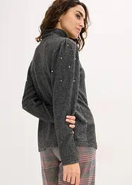 Fleecegenser i lett viskosemiks, bonprix