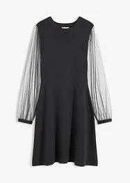 Strikkekjole av lett viskosemiks, bonprix