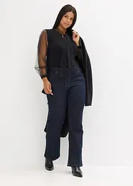 Genser i lett viskosemiks, bonprix