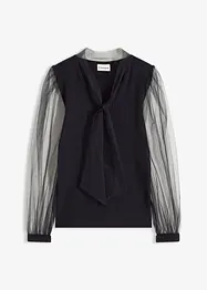 Genser i lett viskosemiks, bonprix