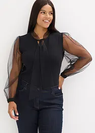 Genser i lett viskosemiks, bonprix