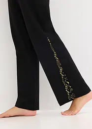 Pyjamas med fine, glitrende blonder, bonprix