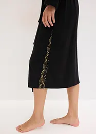 Kimono-morgenkåpe med glitrende blonder, bonprix