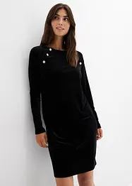 Festlig 2-i-1-mamma- og ammekjole av myk fløyel, bonprix