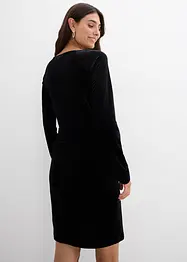 Festlig 2-i-1-mamma- og ammekjole av myk fløyel, bonprix