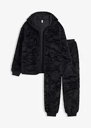 Loungewear-kosedress i pilé, bonprix