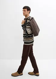 Grovstrikket genser i 100% bomull, bonprix