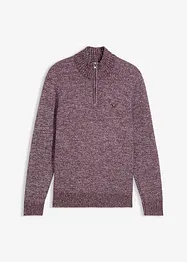 Half zip genser med bomull, bonprix