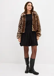 Trikotkjole med ballongskjørt, bonprix