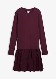 Trikotkjole med ballongskjørt, bonprix