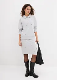 Sweatshirt med nagler, bonprix