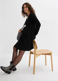 Strikket mammakjole i omslagsmodell, bonprix