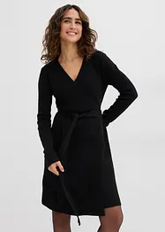 Strikket mammakjole i omslagsmodell, bonprix