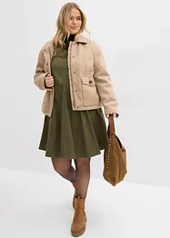 Flanellkjole av 100% økologisk bomull, bonprix