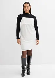 Minikjole med fint paljettbroderi, bonprix