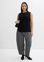 Asymmetrisk vest i Punto di Roma-materiale, bonprix