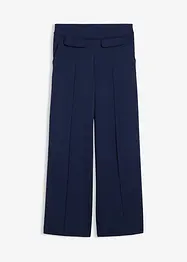 Bootcut-bukse i viskosemiks med lett glans, bonprix