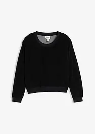 Sweatshirt i myk frotté, bonprix