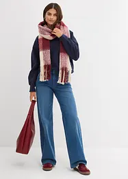 Straight-jeans Mid Waist med økologisk bomull, bonprix