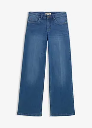 Straight-jeans Mid Waist med økologisk bomull, bonprix
