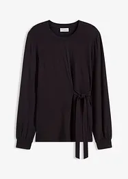 Langermet topp i myk viskosemiks, bonprix