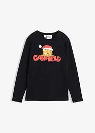 Langermet topp Garfield med julemotiv, av 100% bomull, Garfield