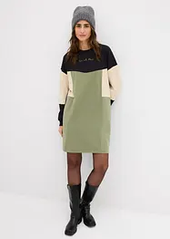 Sweatkjole i 100% bomull, bonprix