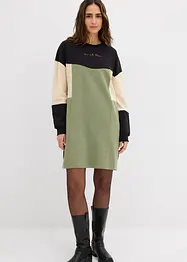 Sweatkjole i 100% bomull, bonprix