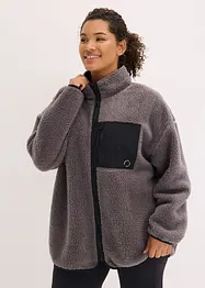 Funksjonsjakke i fleece, oversized, bonprix