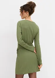 Trikotkjole i barcrepe, bonprix