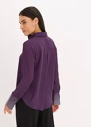 Skjorte med glitterstener, bonprix