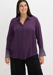 Skjorte med glitterstener, bonprix