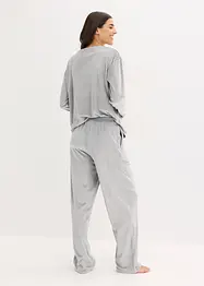Loungewear-kosedress i fløyel, bonprix