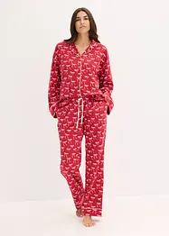 Pyjamas i 100% bomull, bonprix