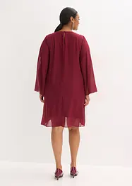 Chiffonkjole med strass-applikasjon, bonprix