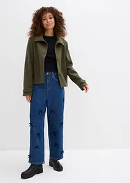 Barrel jeans High Waist, komfortlinning, bonprix