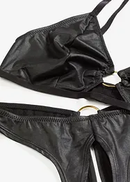 Bralette og stringtruse ouvert (2-delt sett), bonprix