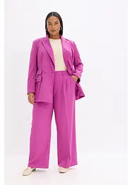 Vid bukse med nålestripe-mønster, bonprix