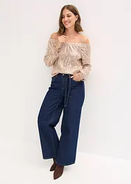 Singoalla-topp i oversized modell med paljetter, bonprix