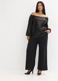 Singoalla-topp i oversized modell med paljetter, bonprix