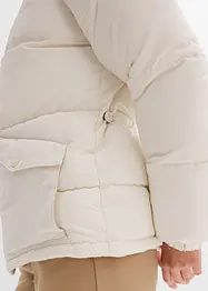 Vattert jakke med pilékrage, bonprix