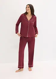 Pyjamas i 100% bomull, bonprix