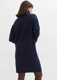 Strikket kjole med pyntesøm, bonprix