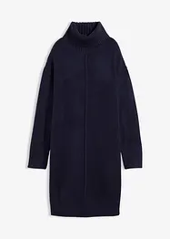 Strikket kjole med pyntesøm, bonprix