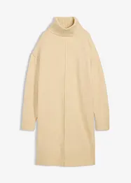 Strikket kjole med pyntesøm, bonprix