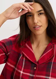 Vevd pyjamas i flanell, bonprix