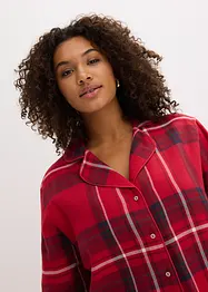 Vevd pyjamas i flanell, bonprix
