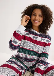 Pyjamas i myk bomull, leveres med gavepose, bonprix