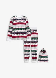 Pyjamas i myk bomull, leveres med gavepose, bonprix